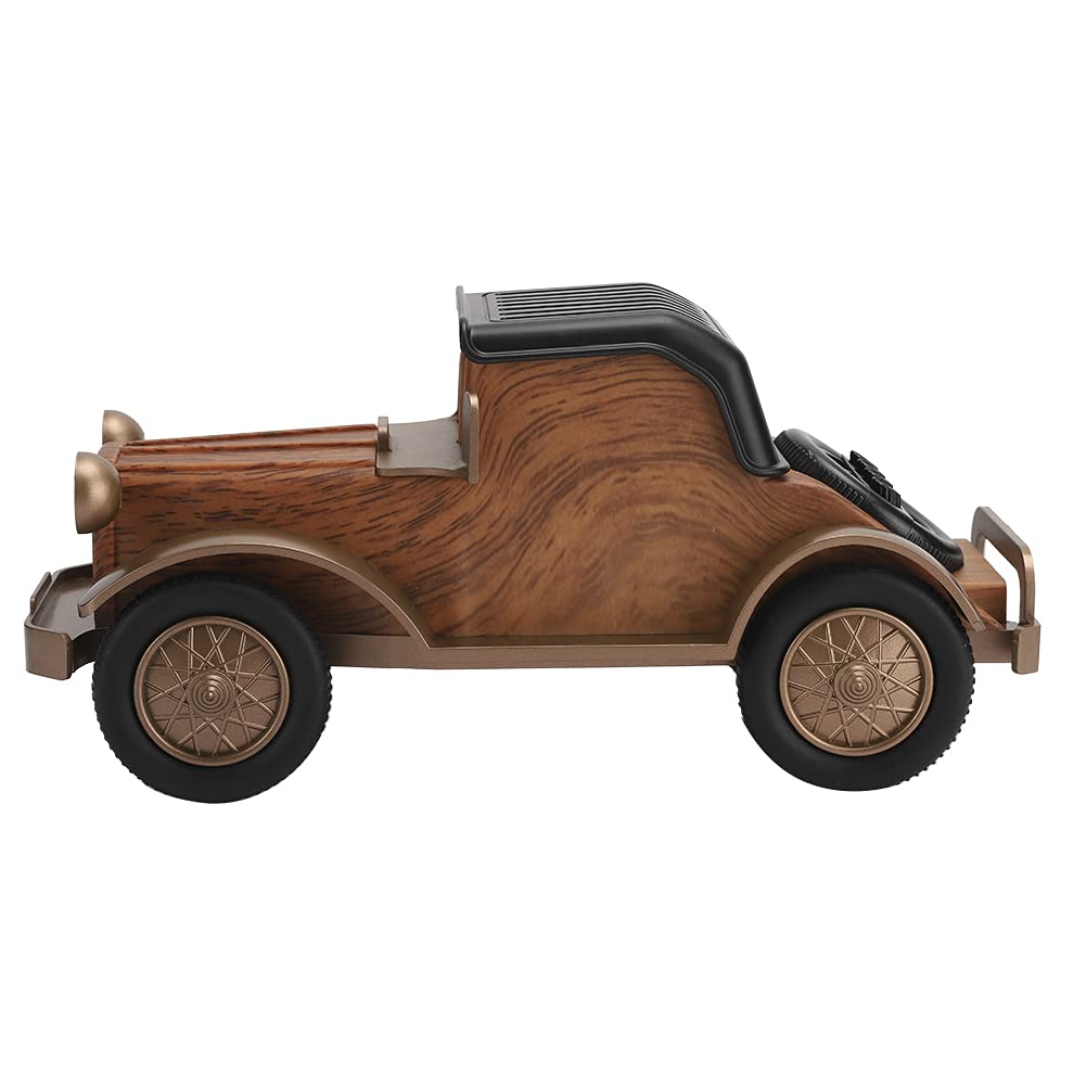 WISENOVO Altoparlante Bluetooth Senza Fili per Auto D'epoca Elegante Cassa di Risonanza Domestica per gli Amanti del retrò, Plastica ABS