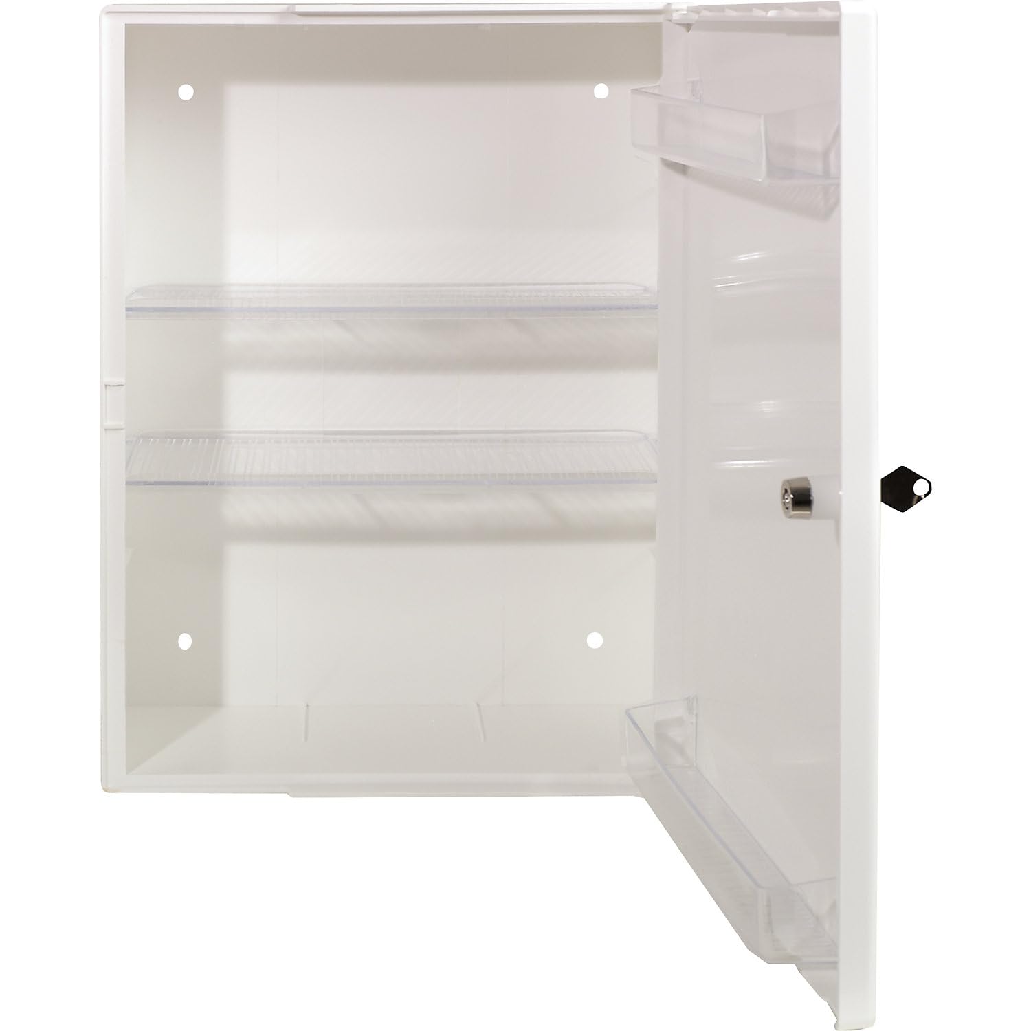 Armario botiquín según DIN 13157, sin contenido, blanco, profundidad 150 mm, H x A 429 x 315 mm.