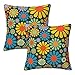 Zestaw 2 poszewek na poduszki, hipisowski wzór nadruk poszewki na poduszki dekoracyjna poszewka na poduszkę na sofę samochód salon sypialnia