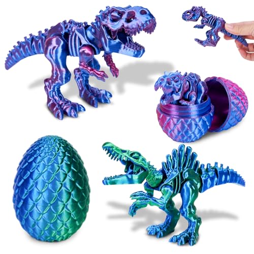 2PCS 3D Dinosaur Egg Toys