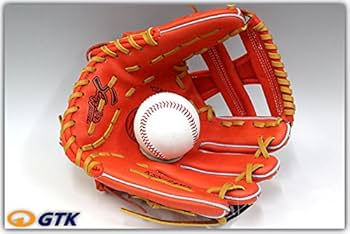 Amazon | 久保田スラッガー KSN-24MS Fオレンジ×タン紐 軟式用