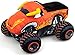 Monster Jam - Cojín de peluche de peluche El Toro Loco – microfibra de poliéster súper suave, 14 pulgadas (producto oficial de Monster Jam)