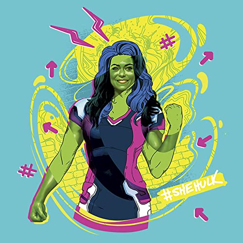 Marvel Girl's She-Hulk Graffiti T-Shirt2