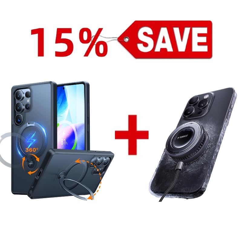 TORRAS PolarCircle Qi2 Mag-Safe Charger & Magnetic Case — Buy Together to Save 15%