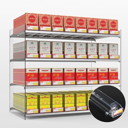 Générique Présentoir à Cigarettes Transparent pour commerces de détail, poussoirs automatiques, présentoir Mural et de comptoir pour Cigarettes...