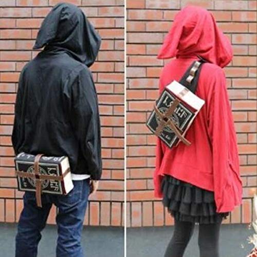 wastreake Bolsa de magia mágica, bolsa mensageiro gótica de magia mágica, bolsa tiracolo ajustável,