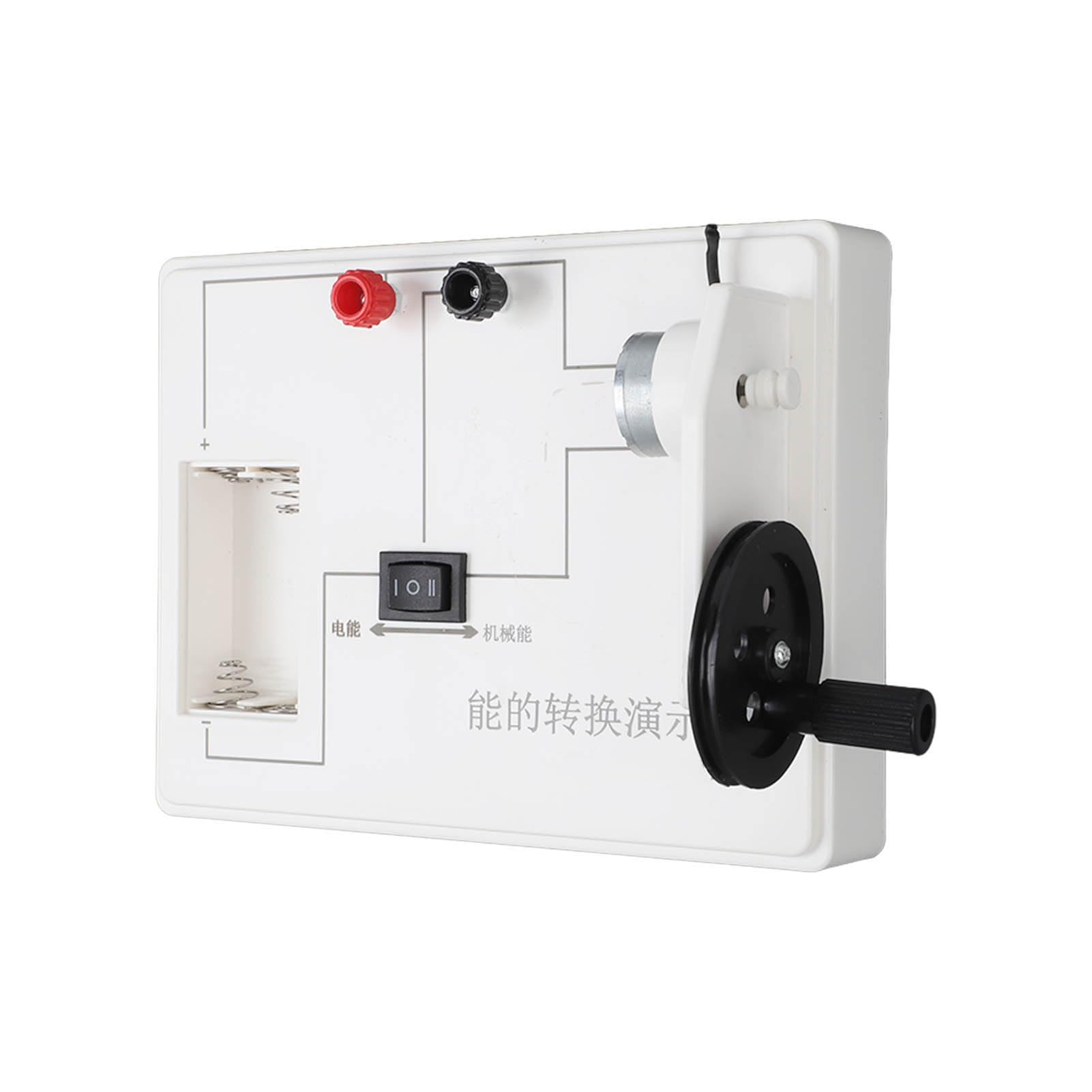 Physics Science Experiment Kit, Windmill Generator, Hand Cranked Generator, Solar Power Generator, DIY STEM Project for Kids & Teens with Wind Energy & Light Energy Conversion