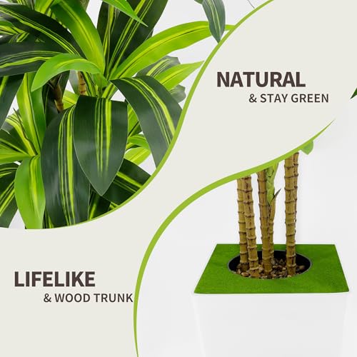Artificial-Dracaena-Tree-5FT-Fake-Silk-Floor-Trees-with-Movable-Large-Pot-Faux-Dracaena-Tree-Silk-Tree-for-Indoor-and-Outdoor-Home-Decoration Artificial Dracaena Tree 5FT Fake Silk Floor Trees with Movable Large Pot Faux Dracaena Tree Silk Tree for Indoor and Outdoor Home Decoration