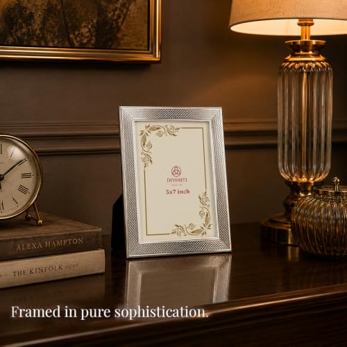 Image of Elegant Silver Photo Frame for Tabletop & Wall Display | Premium Decorative Picture Frame | Home Decor Photo Frame for Living Room, Bedroom, Office | Ideal for Photos, Certificates & Gifts
