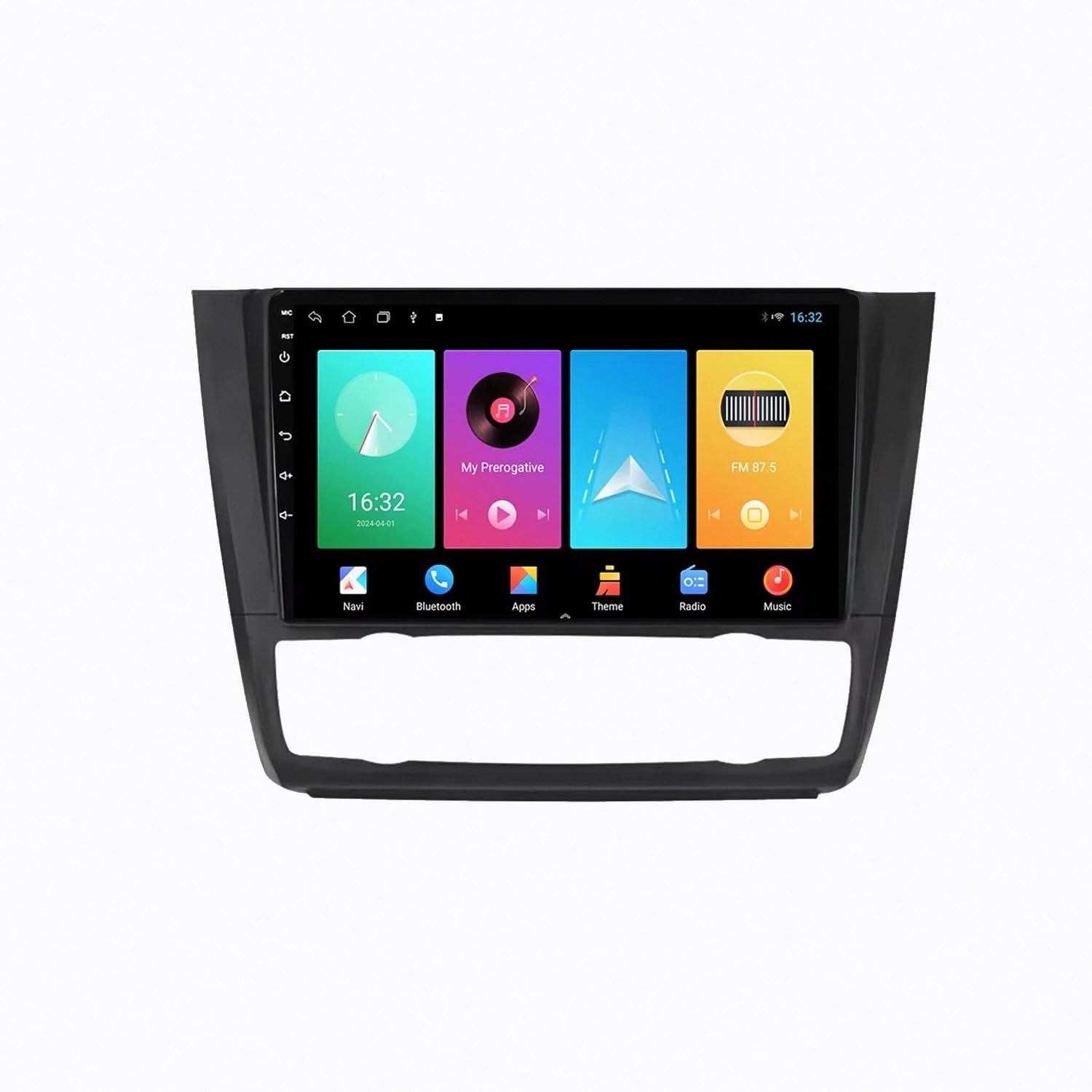 Car Navigation Car Radio per FIAT DOBLO/Opel Combo Tour 2010-2015 Wireless Carplay Android Auto Stereo Auto Bluetooth Ips con Pantalla Táctil con Gps, 4 Nucleo 1G+32G