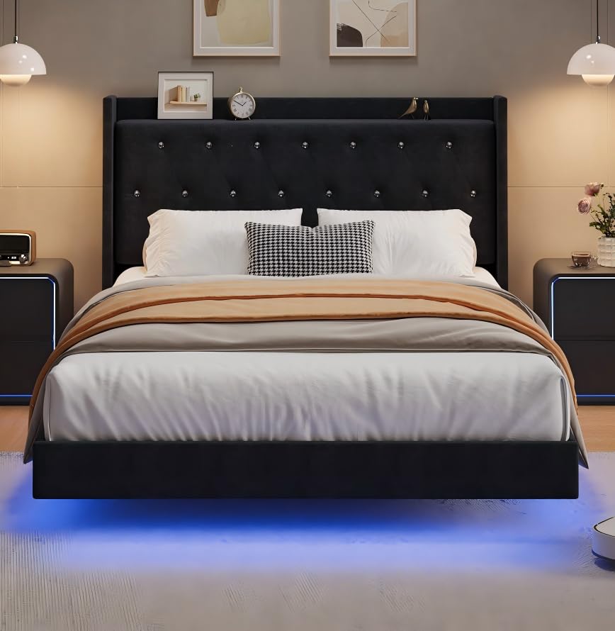 GarveeHome Queen with LED Lights