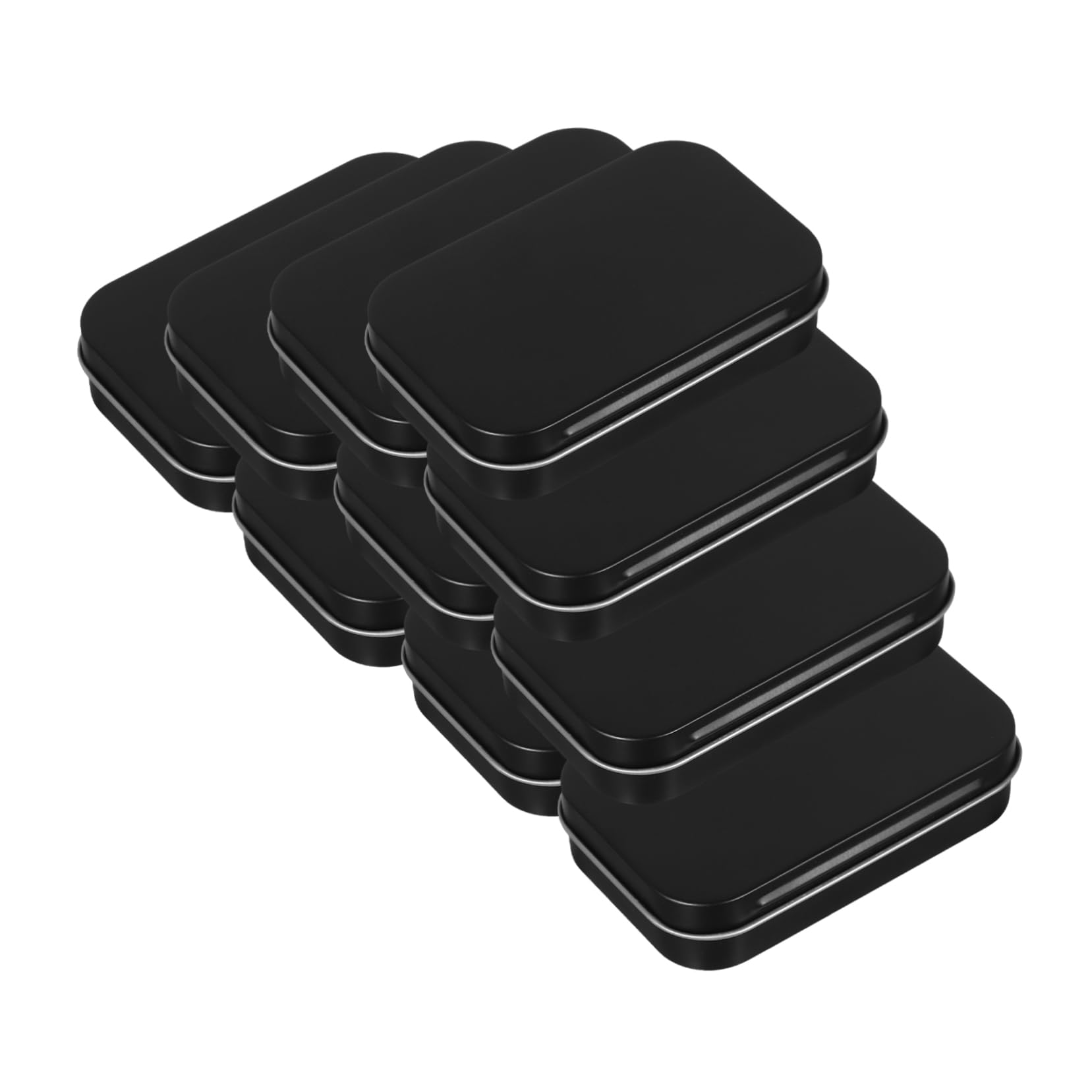 Mikinona 10pezzi Scatola Carte Da Gioc Cerniera Robusta Design Per Accesso Rapido Contenitore Rettangolare Quadrato Per Collezionisti e Organizzazione