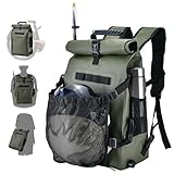 Goture 自転車サイドバッグ 25L 【IPX4・完全防水】釣り用 自転車釣行 ツーリングバッグ キャンプツーリング ショルダーストラップ付き ワンタッチ装着 防水 軽量 丈夫 ドラムバッグ ツーリングシートバッグ オートバイ アウトドア グリーン 2代目