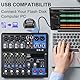 8 Kanal Mischpult Dj Mixer Stereo mit 99 DSP Effektoptionen