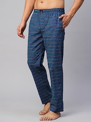 Image of Urban Scottish Men's Lounge Pants 100% Cotton Men's Lounge Night Pant Comfortable Leisure-Wear Lower with an Elastic Waist-Band and Regular Fit Track Pants, Machine Washable Stay at Home