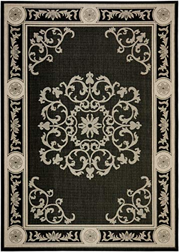 SAFAVIEH Courtyard Collection 8 x 11 alfombra interior-exterior miniatura 3