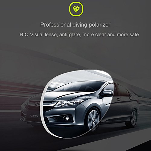 B BIDEN Uomo Retrò Quadrati Occhiali da Sole