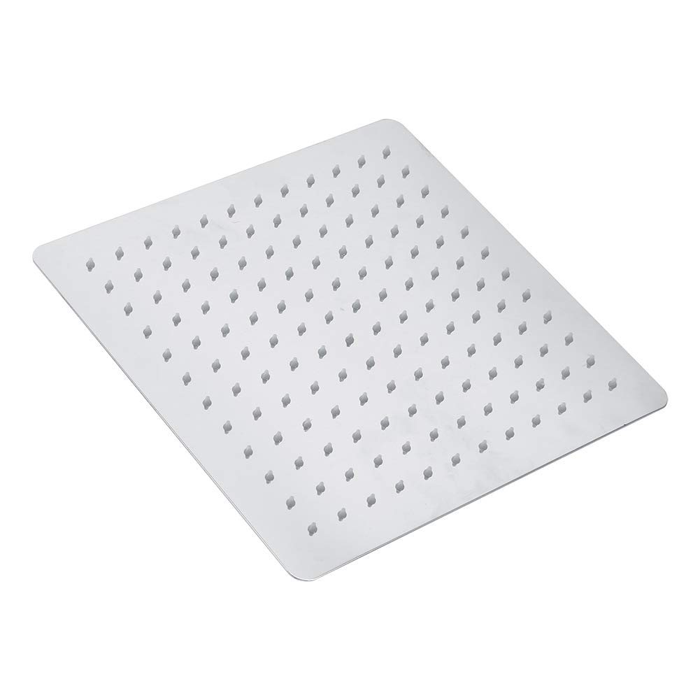 30 x 30 cm polerowana kwadratowa głowica prysznicowa ze stali nierdzewnej – solidna oprawa łazienkowa zapewnia najwyższy relaks i doświadczenie przypominające spa, nowoczesny design, łatwa instalacja