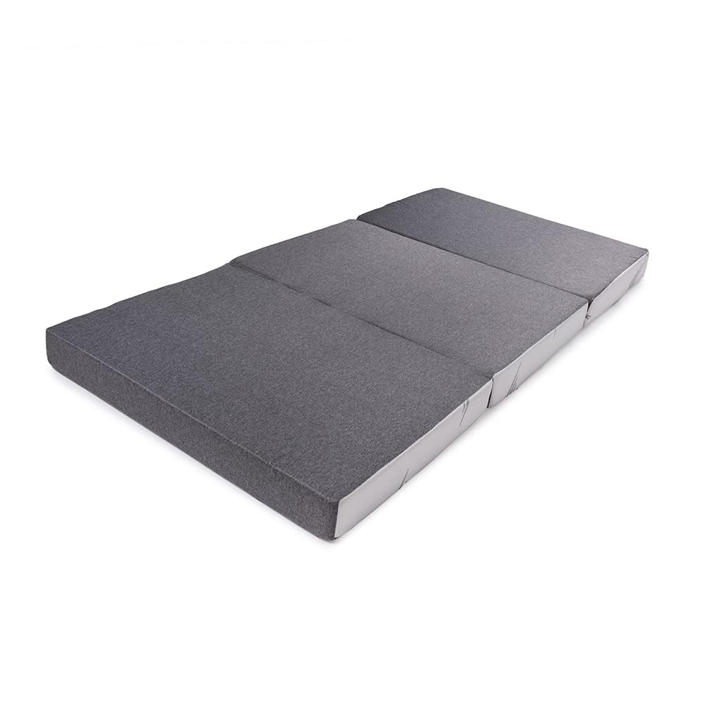 Wakefit HR Foam Mattress|5 Years Warranty|Foldable Mattress,Flexagon Trifold Pro,Folding Mattress Single Bed,4-Inch Bed Mattress,Mattress with Removable Cover (72X36X4 Inches,Medium Firm,Grey)-picture-21