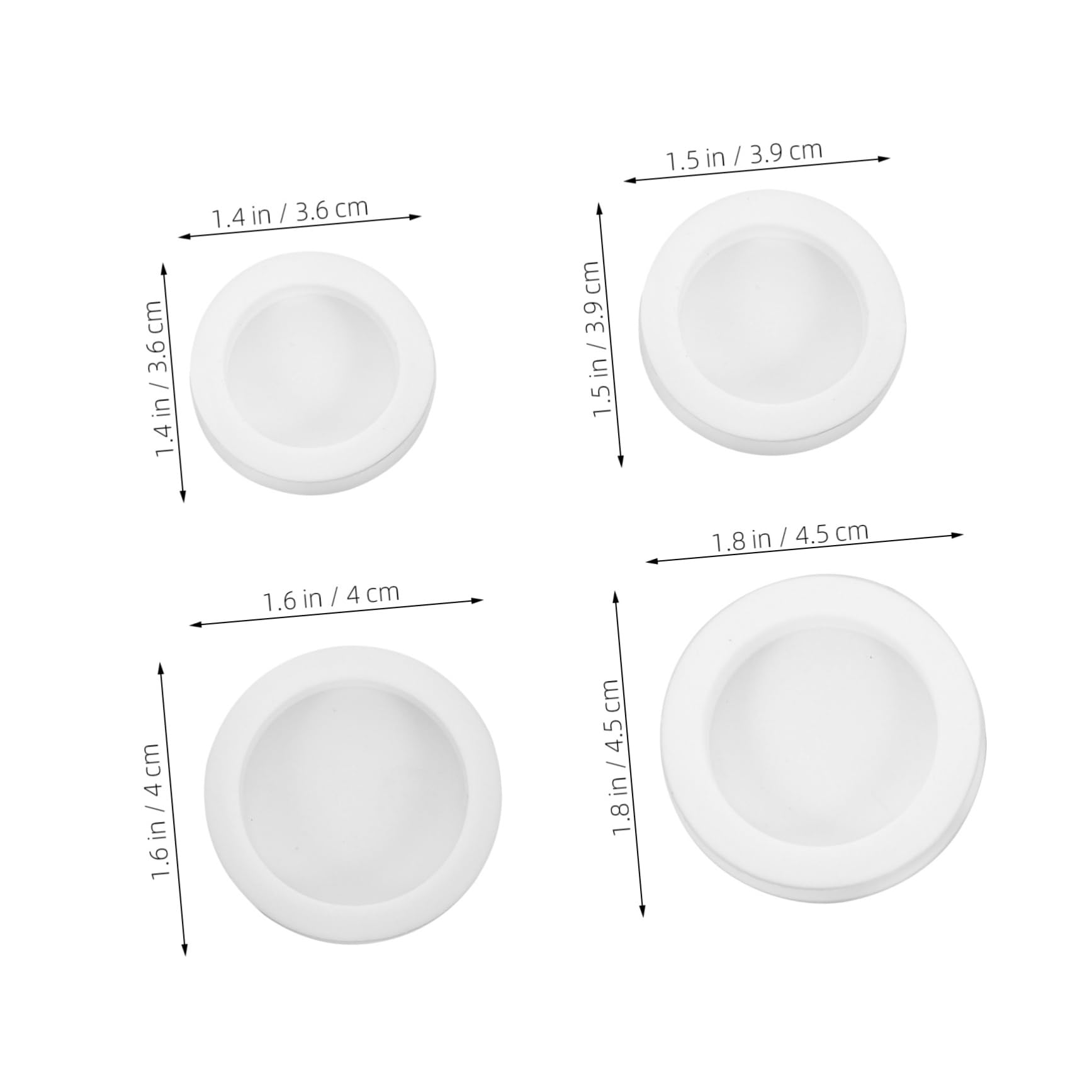 FUNOMOCYA 5Pcs Versatile Round Plug Covers for Piggy Banks Storage Jars Multiple for Secure Closure for Coin Bank Savings Containers