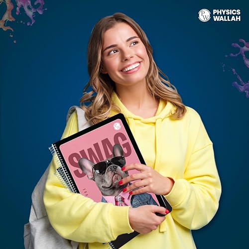 Image of Physics Wallah 400 Pages Notebook | 6 Subject | A4 Ruled | Spiral Binding | Strong Plastic Cover | Ideal for School, College & Exam Preparation