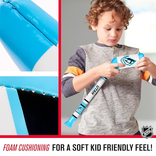 Image of Franklin Sports NHL Team Mini Soft Hockey Stick Set - NHL Team Soft Foam Mini Hockey Stick and Ball - Great Toy for Kids