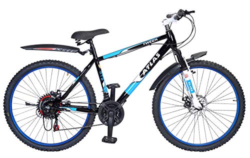 Image of Atlas Tweek DDB 26 Inches 21 Speed Front Suspension Bike for Adults Blue&Black