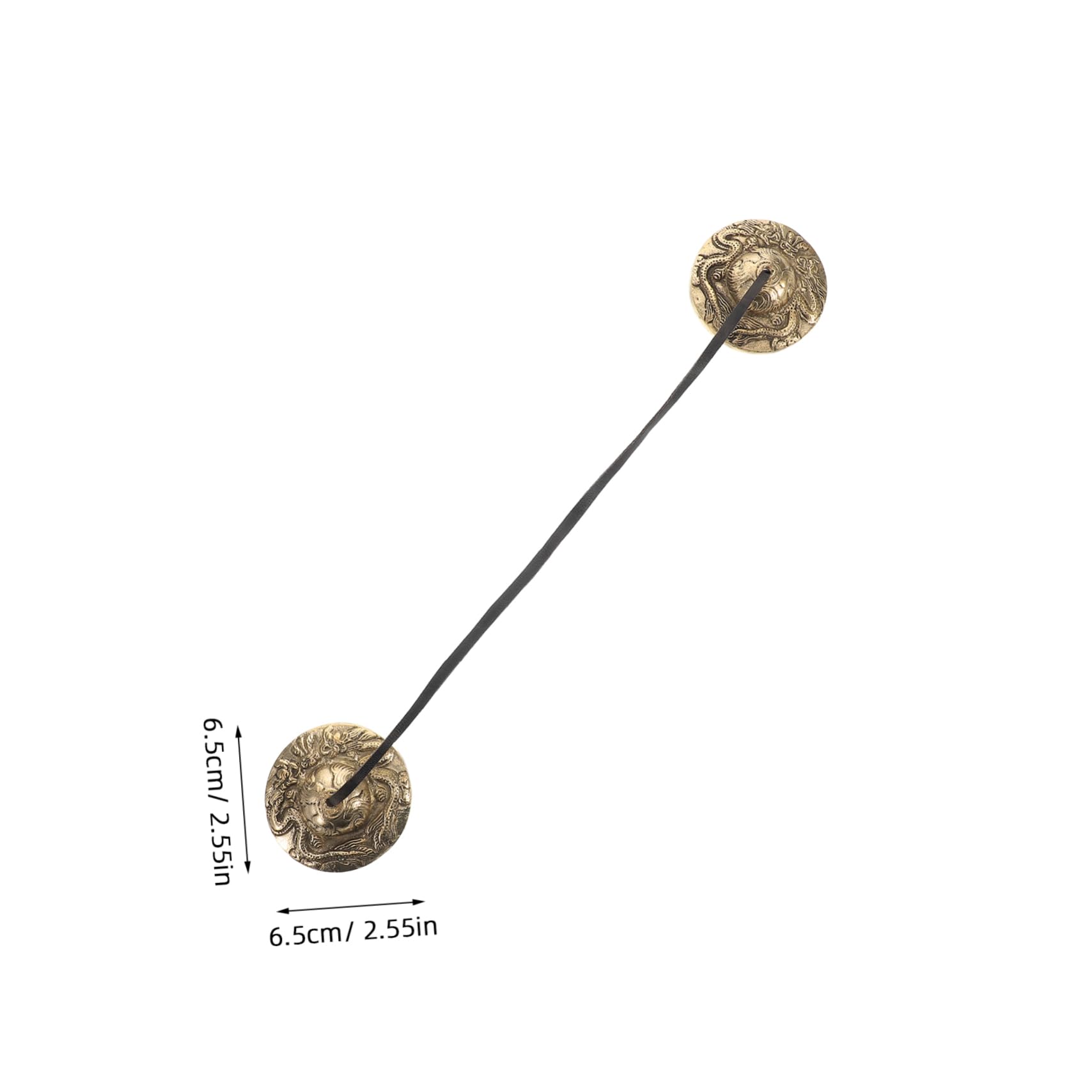 ULDIGI Cymbals Mindful Brass Chimes Yoga Meditation Bells Healing Gong Bells Ritual Sound Bowls