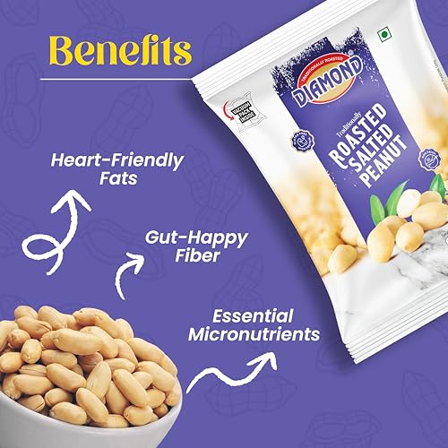 Image of DIAMOND VACUUM SALTED PEANUTS 180 GM (Pack Of 2)