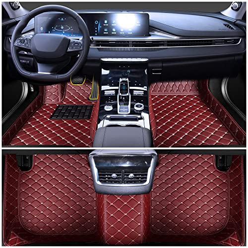 Tapis de voiture Volkswagen en cuir PVC diamant épais anti-dérapant
