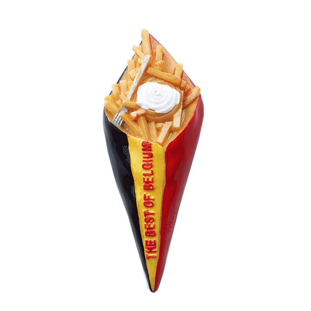 Muyu Magnet Fries Of Belgium Fridge Magnet Souvenir Gift Home Decoration Refrigerator Magnetic Sticker Collection