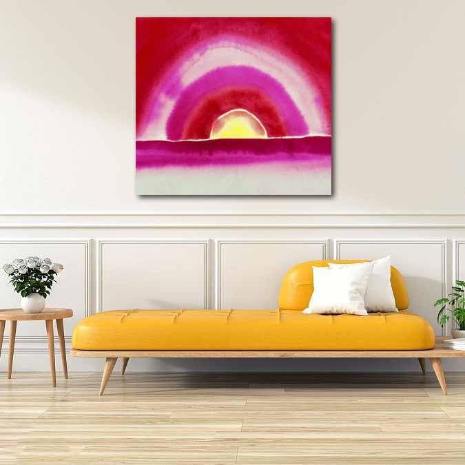 Amazon.com: Sunrise by Georgia O'keeffe(Framed,40x44cm-16x17inch