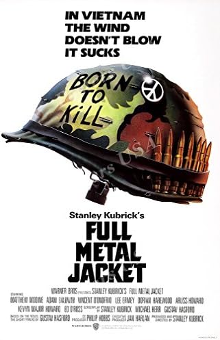 Full Metal Jacket Movie Poster Glossy Finish Made in USA - MOV054 (24" x 36" (61cm x 91.5cm))