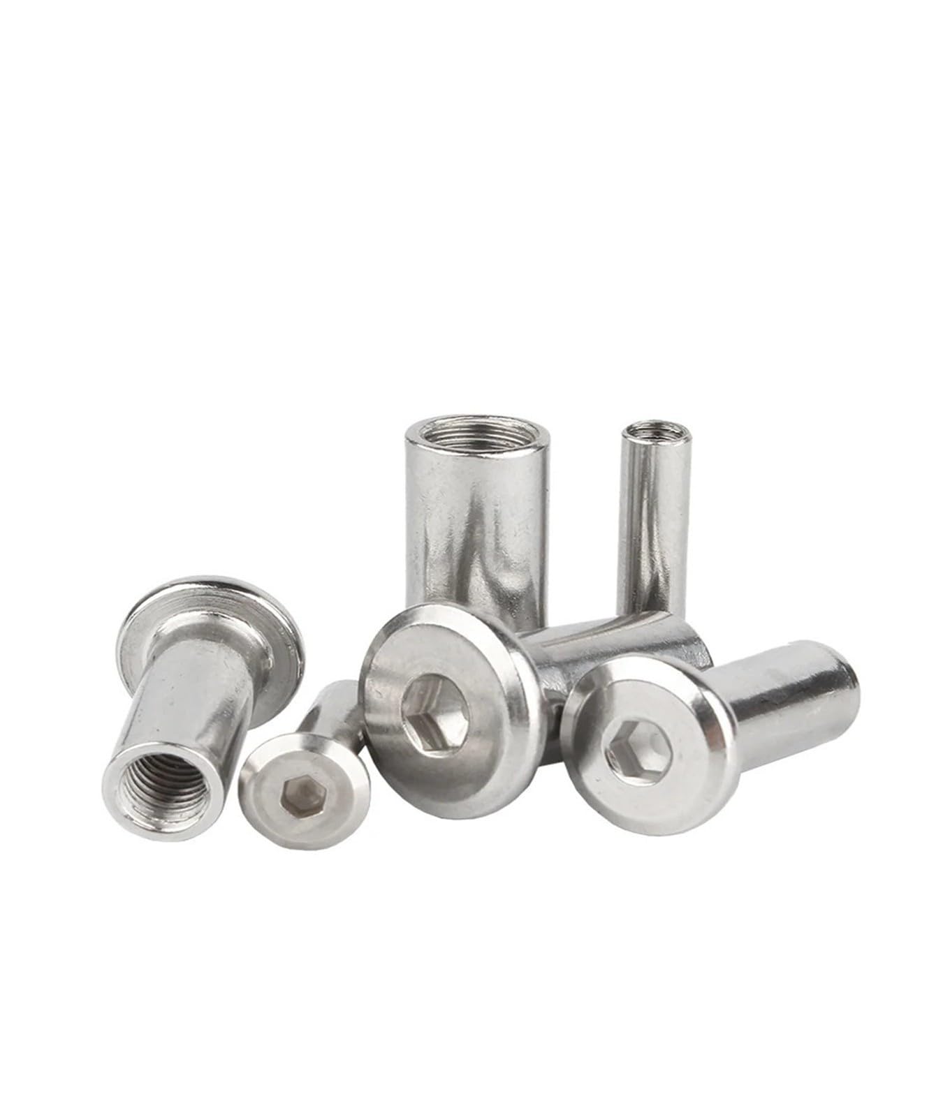 Large Flat Hex Hexagon Socket Head Furniture Rivet Connector