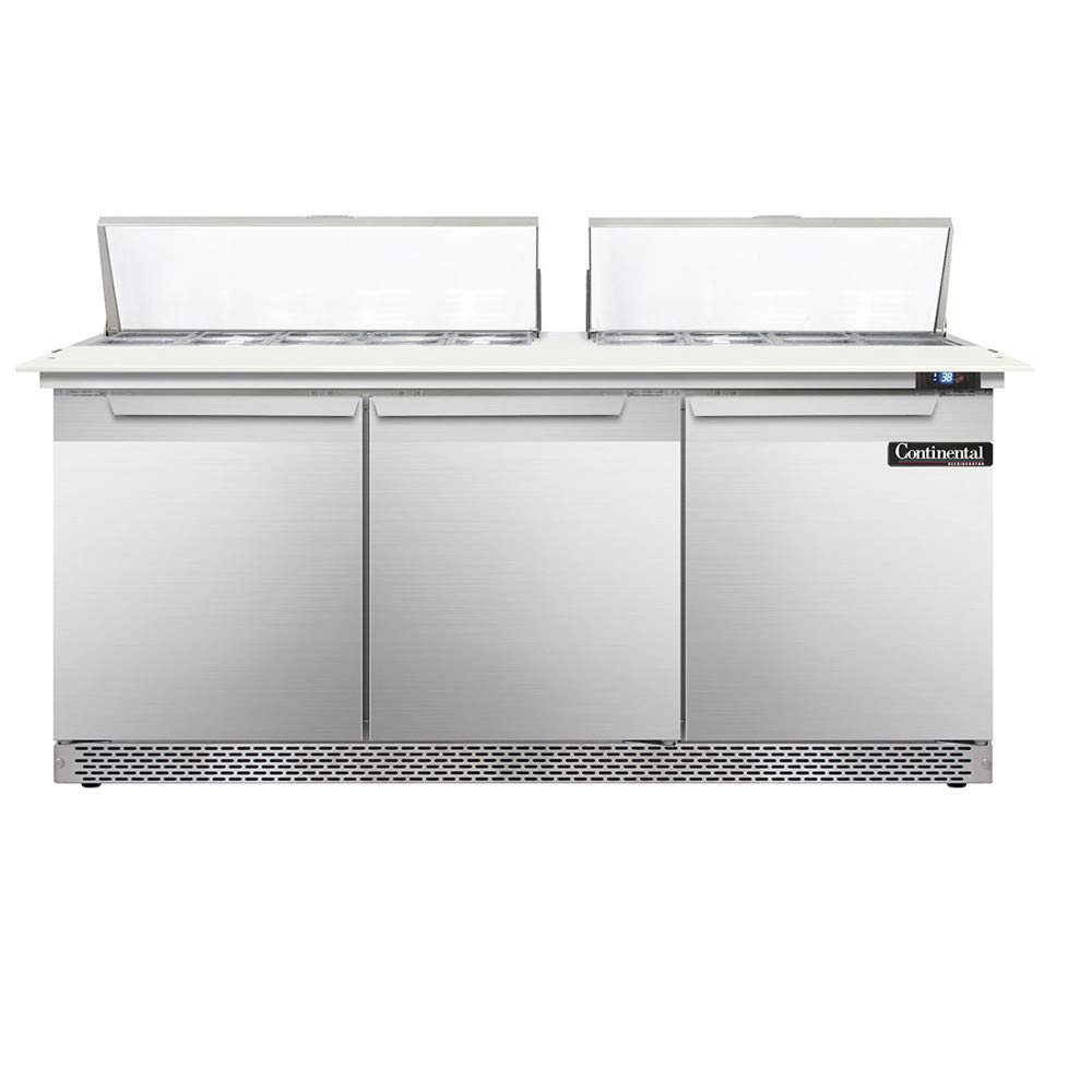 DL72-18C-FB Designer Line Sandwich Unit by Continental Refrigerator – Commercial Grade