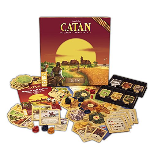 Devir - Catan Català, Joc de Taula, Joc de amb Amics, Joc de Taula 10 anys, Diversió (BGCAT)