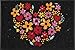 Produktbild wash+dry Fußmatte, Flower Heart 50x75 cm, innen und außen, waschbar