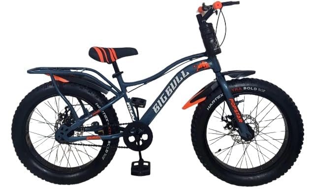 Popstar Big Bull IC 20x3.00 Fat Tyre Bicycle with Dual Disc Brakes and Wide Rim Suitable for 7-10 Years-image-9