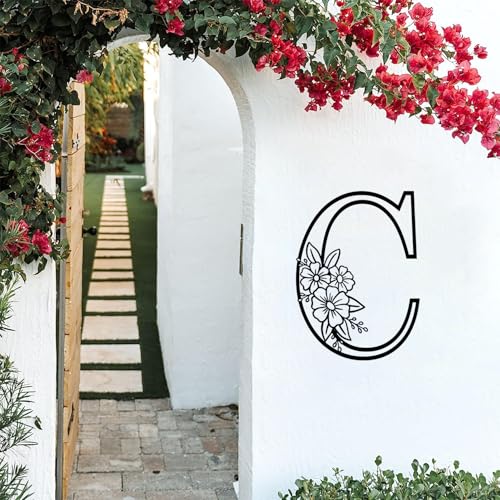 zuinyainn 12 inch letter C, wall decoration letter, visual 3D letter logo, home letter wall decoration, large letter decoration, outdoor metal letter logo