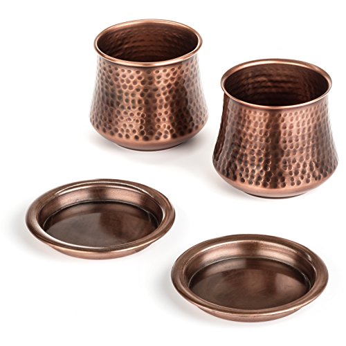 H Potter Succulent Planter Plant Pots Small Flower Cactus Planters 4 Inch Wide 3 Inch High Indoor Container For Planting With Drainage Tray #TOP1