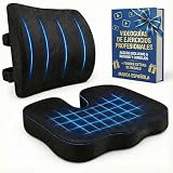 ✅FUNDAS EXTRAÍBLES: El cojin coxis y el cojin lumbar incluyen fundas extraíbles y un juego adicional de regalo, para que siempre los mantengas en perfecto estado y listos para usar.