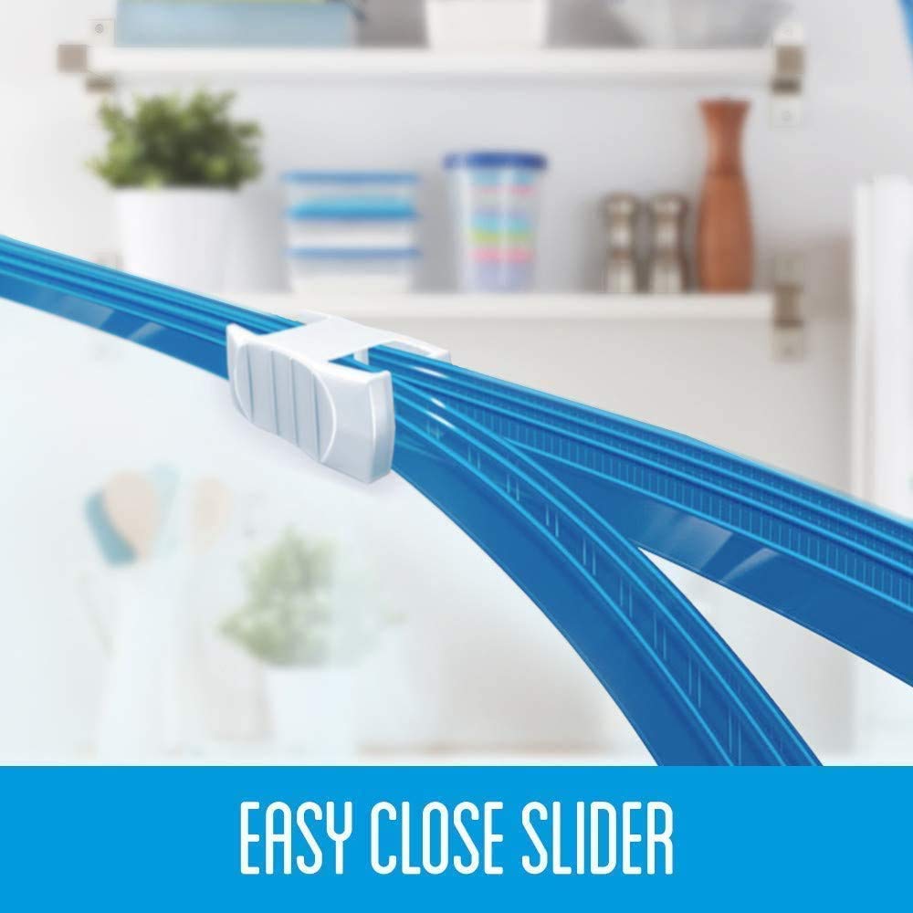 ZIPZAG Plastic Zipper Food Storage Re-Usable Bag Safe for Freezer & Microwave 10 Pcs (Clear) (Large) 2