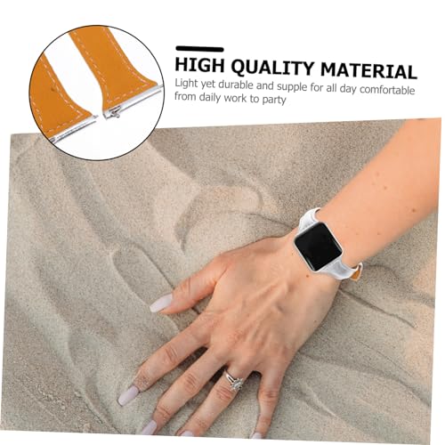 Hemobllo Alça Homens Assistem Pulseira De Relógio Ajustável Pulseira De Relógio Chique Substituição