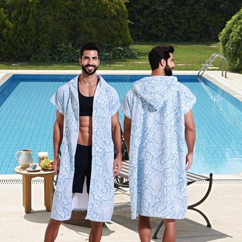 Toallas grandes para piscina tipo albornoz con capucha para tus viajes y cruceros este verano 8