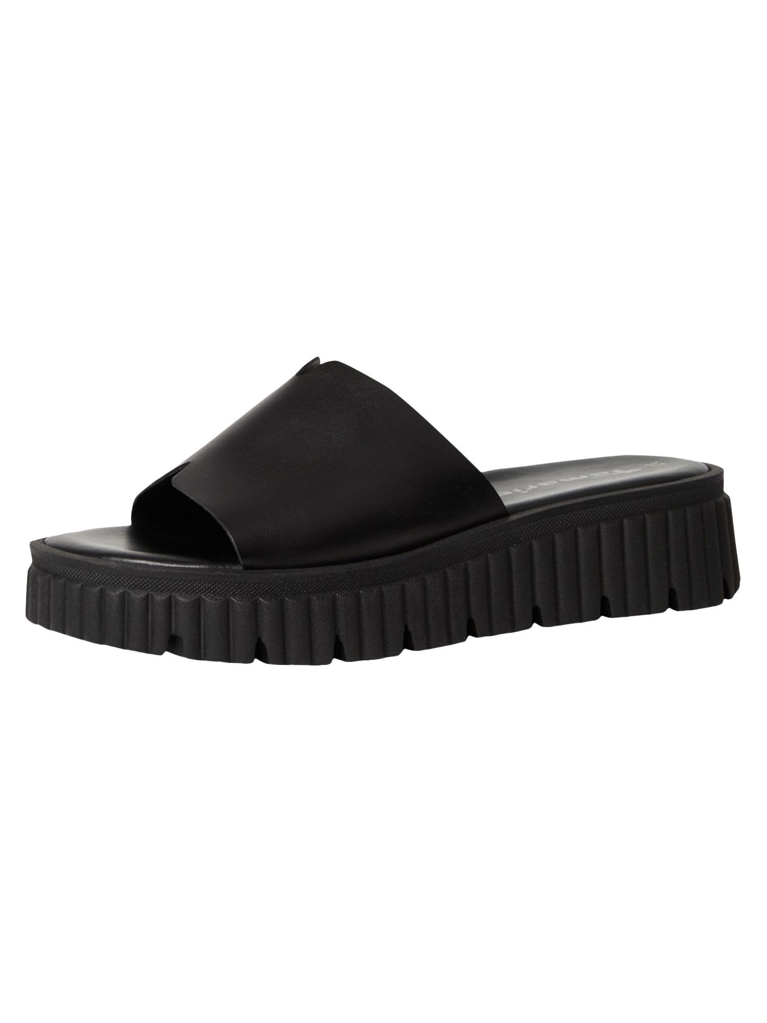 Tamaris Women's Noir Wedge Mules For 1-27216-44