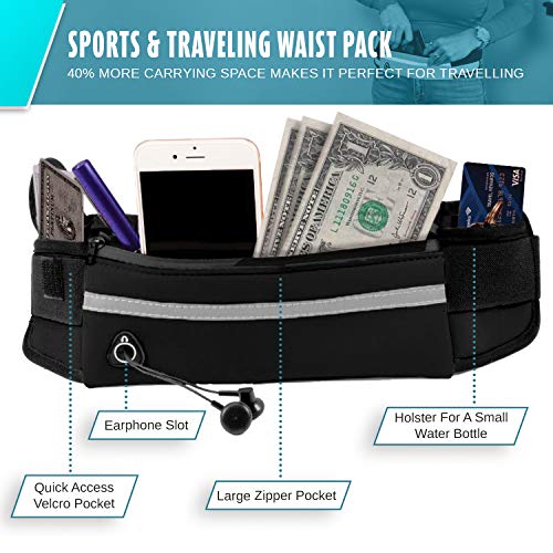 E Tronic Edge Running Belt for Women and Men, Money Belt and Running Fanny Pack, Hiking Fanny Pack, Holder for Cell… - Image 4