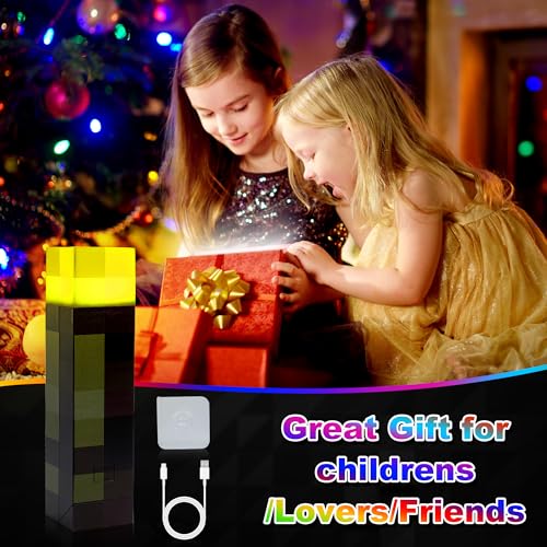 Image of Torch Lamp with Wall Mountable - LED Torch Lamp, USB Rechargeable Night Light, Hand Held & Wall Mountable Table Light, Kid's Boys Birthday Party Living Room Bedroom Decor (3-Colors)