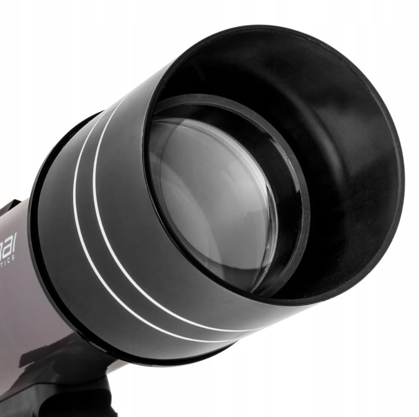 TELESKOP EDUKACYJNY MIRAI OPTICS METEOR F30070M z adapterem do smartfona | Zestaw z filtrami słonecznym i księżycowym | Powiększenie do x150 (Meteor)