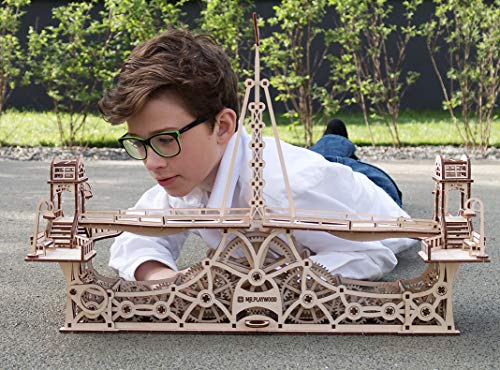Wise Elk - Pedestrian Bridge Wooden Mechanical 3D Model Building Kit