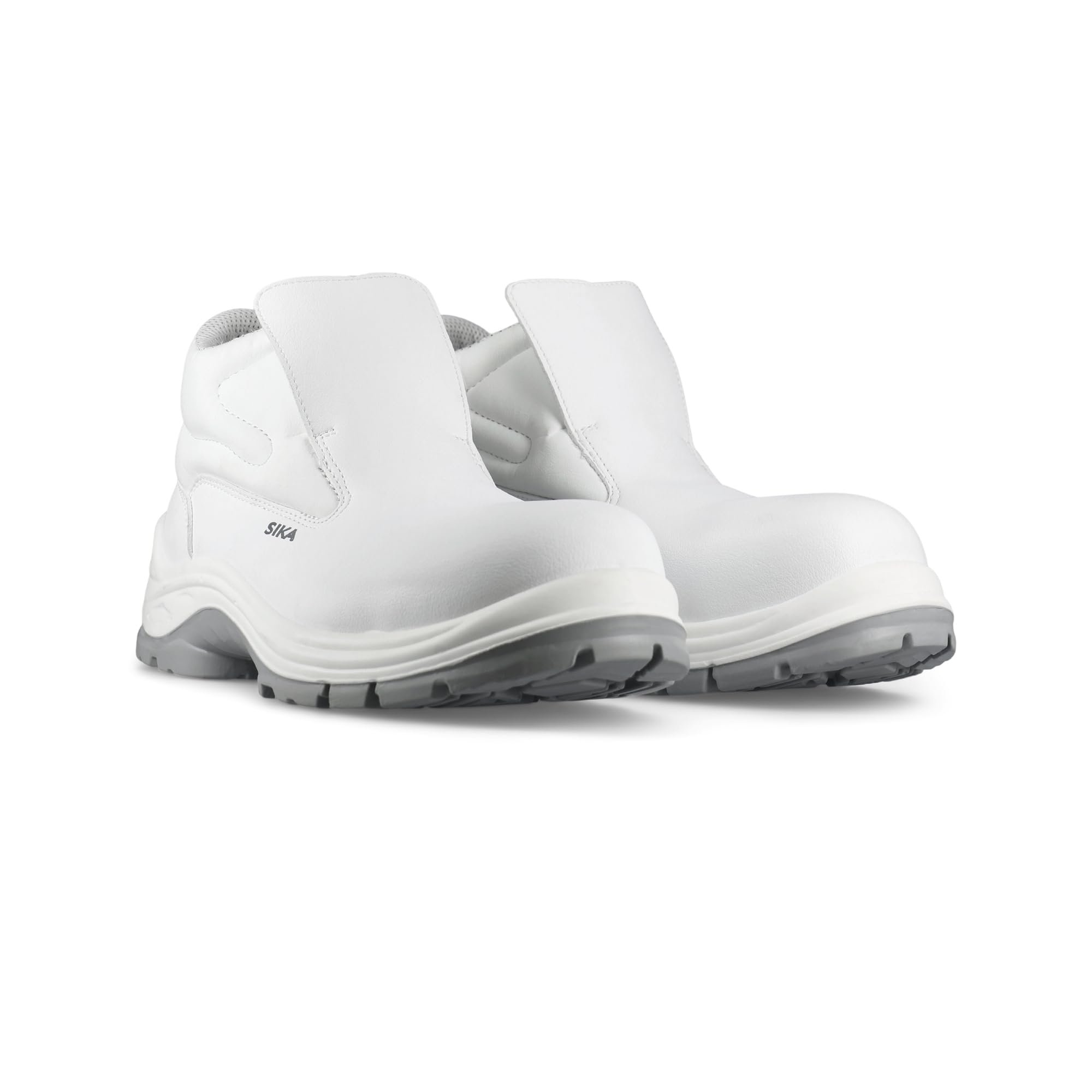 SIKA Easy Mid Unisex-Sicherheitsstiefel, metallfreie Zehenkappe aus Verbundmaterial,wasserabweisendes Mikrofasergewebe,rutschfeste PU-Sohle,Slipper-Arbeitsstiefel für die Lebensmittel-& Medizinbranche